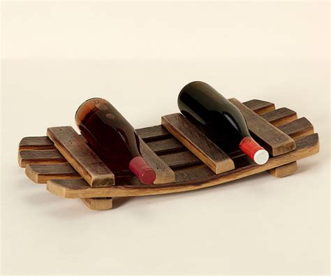 Wine Bottles Visit Their Maker in This Wine Barrel Wine Rack