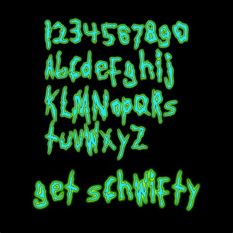 Get Schwifty: A Rick and Morty font by jonizaak on DeviantArt