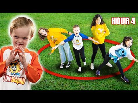 LAST To Leave The Circle! Fun Squad! - Videos For Kids