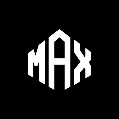 MAX letter logo design with polygon shape. MAX polygon and cube shape logo design. MAX hexagon ...