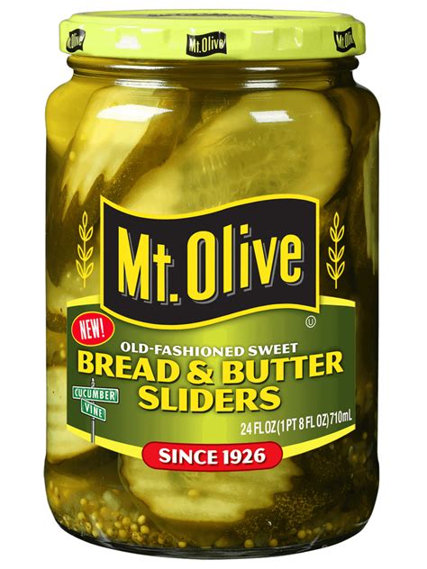 Mt. Olive Bread & Butter Sliders - The Perfectly Sliced Pickle