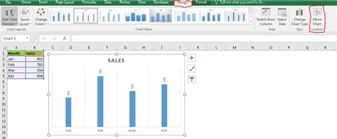 How To Move A Chart To A New Sheet In Excel