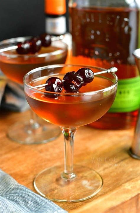 Classic Manhattan cocktail is a simple combination of rye whiskey ...