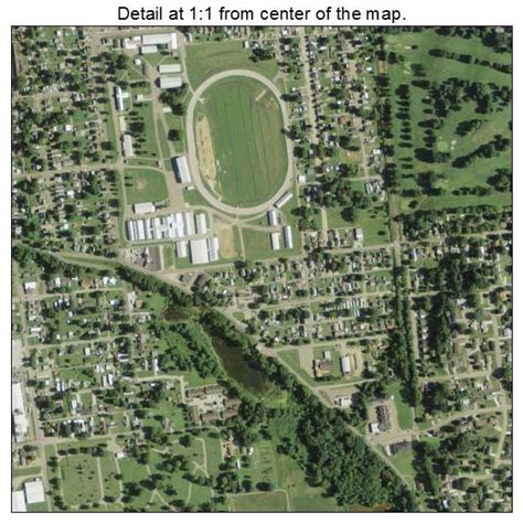 Aerial Photography Map of Coshocton, OH Ohio