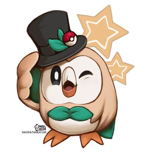 Dapper Rowlet by daisyein.deviantart.com on @DeviantArt Decidueye Pokemon, Pokemon Sets, Pokemon ...