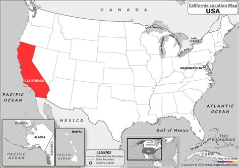 California Map Of Us - Freddy Bernardine