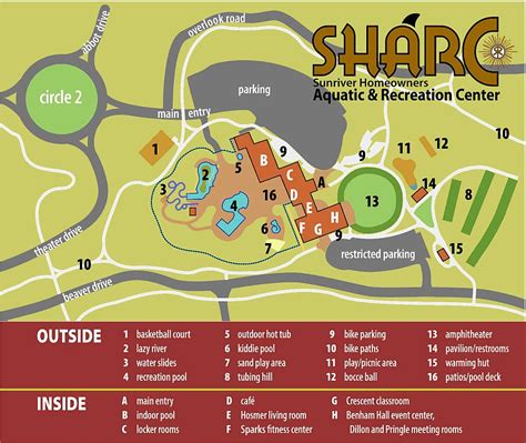 Great Map of the new SHARC Facility in Sunriver! This place is at the ...