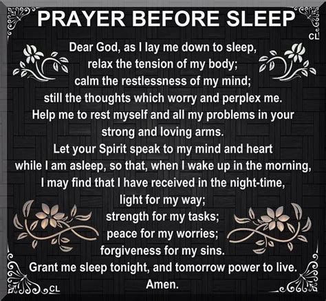 Prayer for bedtime. | Prayer before sleep, Night prayer, Bedtime prayer