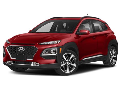 2021 Hyundai Kona Limited DCT FWD Pulse Red Sport Utility. A Hyundai ...