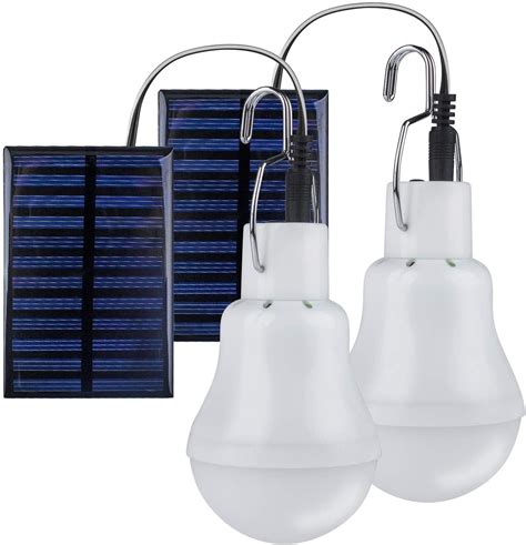 Solar Light Bulbs, Outdoor Indoor Home Chicken Coop Lights, Solar ...