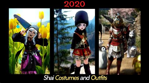 Black Desert Online - Shai Outfit and Costume Showcase! - YouTube