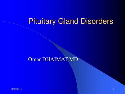 PPT - Pituitary Gland Disorders PowerPoint Presentation, free download ...