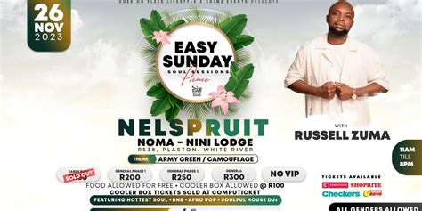 Easy Sunday Soul Sessions Picnic Nelspruit - Computicket BoxOffice