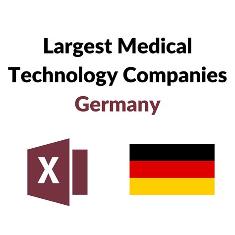 List of 200 largest German Medical Technology Companies