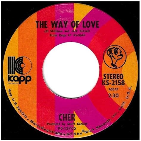 Cher / The Way of Love | Kapp KS-2158 | Single, 7" Vinyl | January 1972