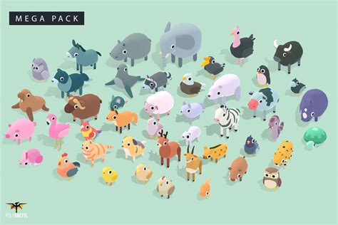 Quirky Series - Animals Mega Pack Vol.1 - Free Download | Dev Asset ...