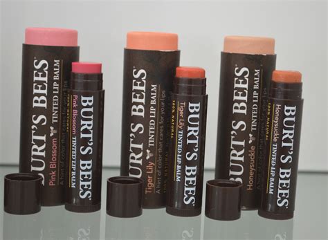 Jelly Q: Burt's Bees Tinted Lip Balm Swatches