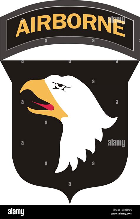 101st Airborne Division shoulder sleeve insignia Screaming Eagles Stock ...