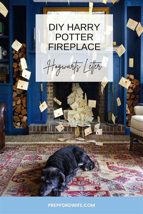 Harry Potter Fireplace Letter Scene Decor - PrepFord Wife | Harry ...