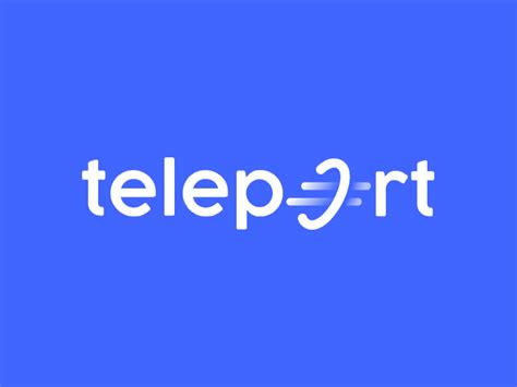 Teleport Logo Design by Vladislav Nikiforov on Dribbble