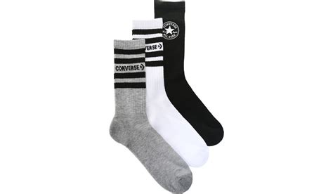 Converse Men's 3 Pack Crew Socks | Famous Footwear