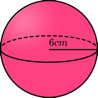 Surface Area of a Sphere - GCSE Maths - Steps & Examples