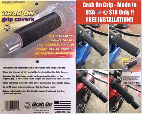 Grab On Grips - Made In USA 🇺🇸 .. FREE INSTALLATION!! Not grip puppies ...