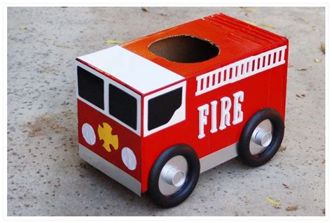 halloween 2012: a fire crew. | Fire trucks, Valentine day boxes, Firefighter birthday