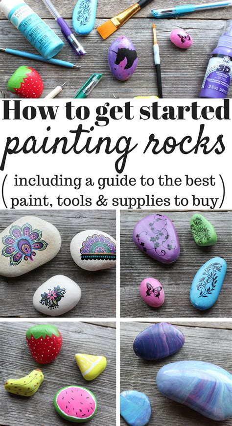 5 Best Rock Painting Supplies You Need To Get Started - Painting Art ...