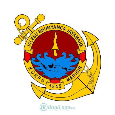 Korps Marinir Indonesia Logo Vector | Free logo, Vector logo, Vector free