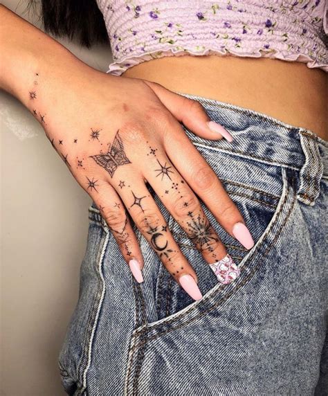 Pin on tats | Small hand tattoos, Knuckle tattoos, Hand tattoos for women