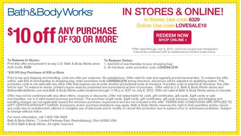 Bath & Body Works Coupon | Girly Things by *e* | @girlythingsby_e