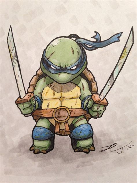 leo by grizlyjerr | Ninja turtle tattoos, Ninja turtle drawing, Teenage ...