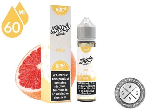 Citrus HI DRIP CLASSICS 60ml ⋆ Vape Society Supply