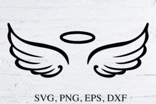 Angel Wings SVG in Loving Memory Graphic by TanuschArts · Creative Fabrica