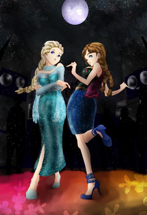 Elsa and anna | Disney princess outfits, Modern disney, Disney fan art