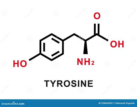 Tyrosine Chemical Formula. Tyrosine Structural Chemical Formula ...