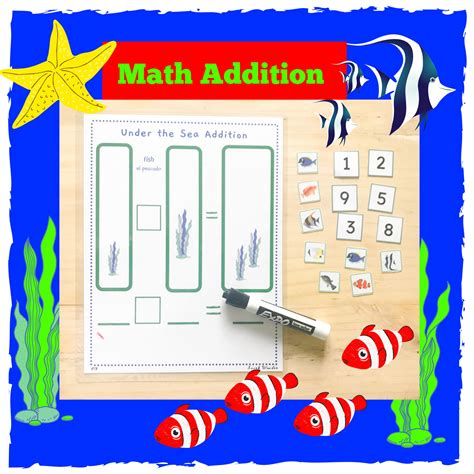 Math Activity Worksheet, Busy Binder, Busy Book, Kindergarten, Preschool, Counting, Numbers ...