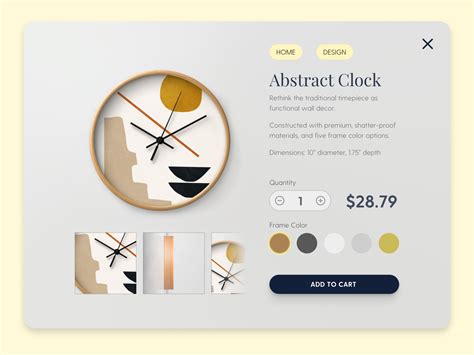 Modal Window - Product Item Details by Lucas Zambelli on Dribbble