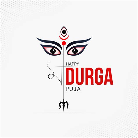 Happy Durga Puja Social Media post . maa durga face gold color minimalist illustration 11262825 ...