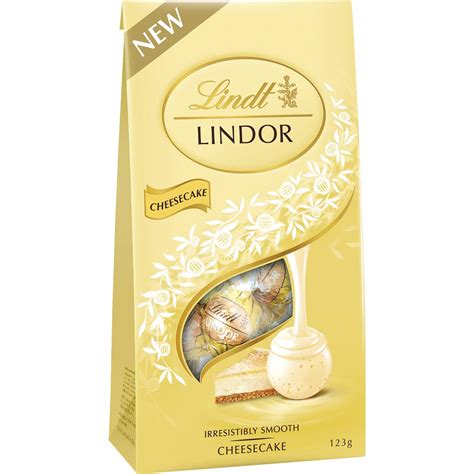 Lindt Lindor Cheesecake Chocolate Balls 123g | Woolworths