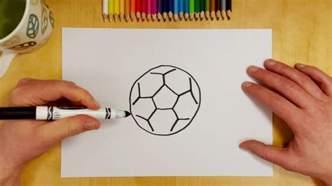 ⚽️ How to Draw a Soccer Ball / Football | Easy, Easy Drawing for Kids