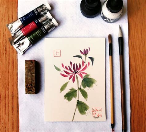 Chinese Flowers Paintings