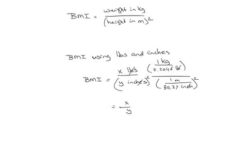 SOLVED: Belgian statistician Adolphe Quetelet developed the body mass index (BMI) formula in the ...