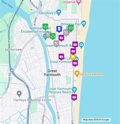 Great Yarmouth City Guide - Google My Maps