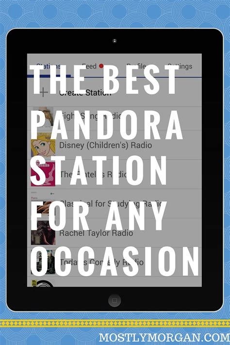 My favorite Pandora Stations. - Mostly Morgan