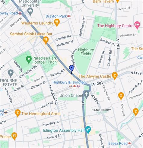 HIGHBURY AND ISLINGTON - Google My Maps