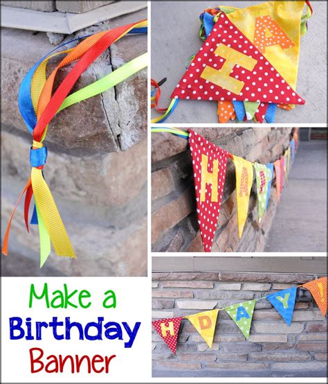 Birthday Banner Tutorial | Diy birthday banner, Happy birthday banner ...