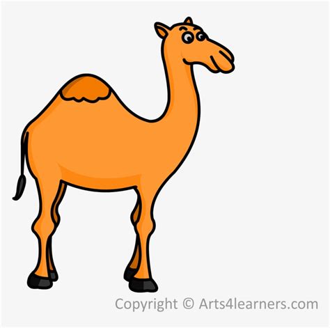 How To Draw An Easy Cartoon Camel - It's a lot more interesting than ...