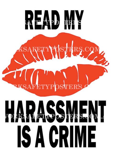 Workplace Harassment - Safety Posters Australia